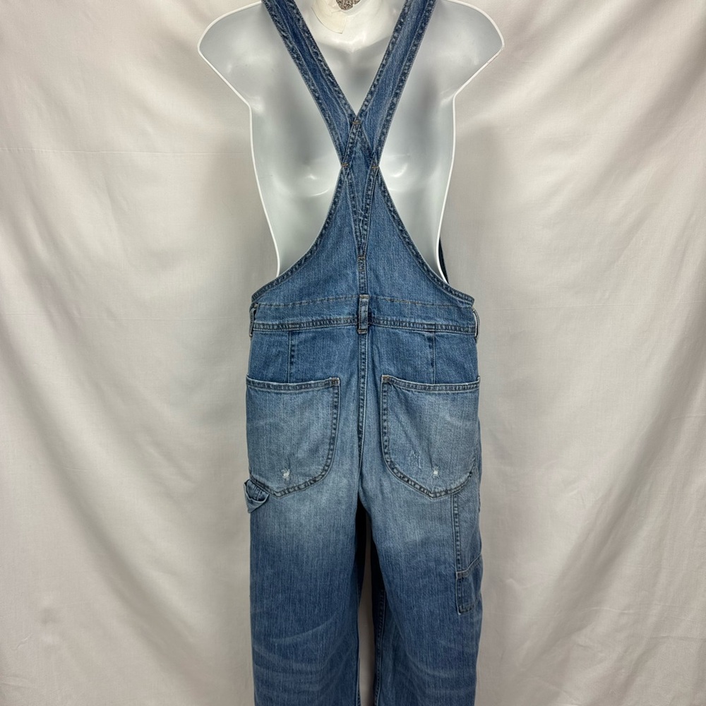 Anthropologie Pilcro Faded Blue Denim Overalls - Picture 4 of 10
